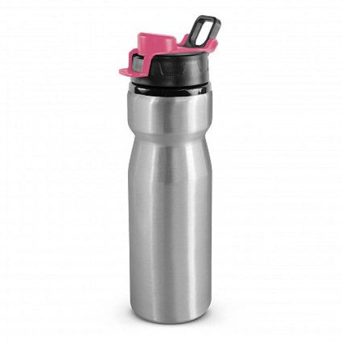 Viper Drink Bottle - Snap Cap Set of 6 (Silver / Pink)