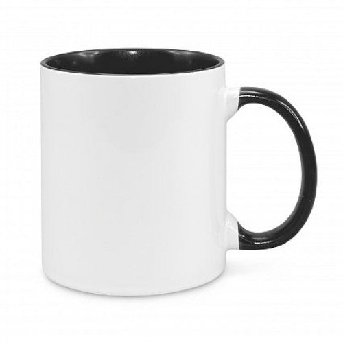 Madrid Coffee Two Tone Mug - Set of 6 (White / Black)