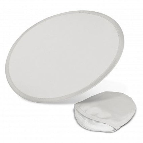 Fan with Pouch - Set of 20 (White)