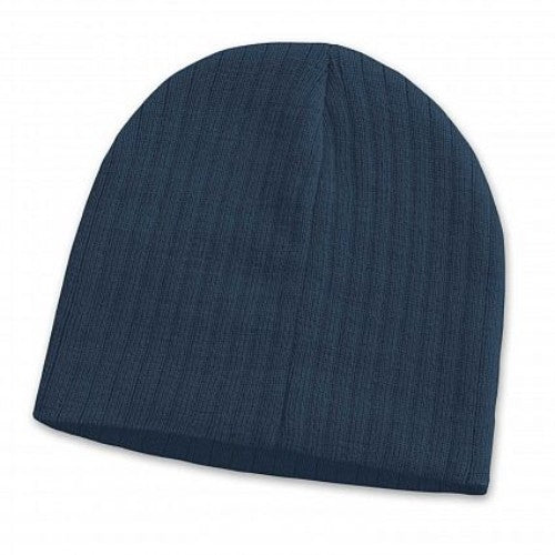 Nebraska Cable Knit Beanie - Set of 10 (Navy)