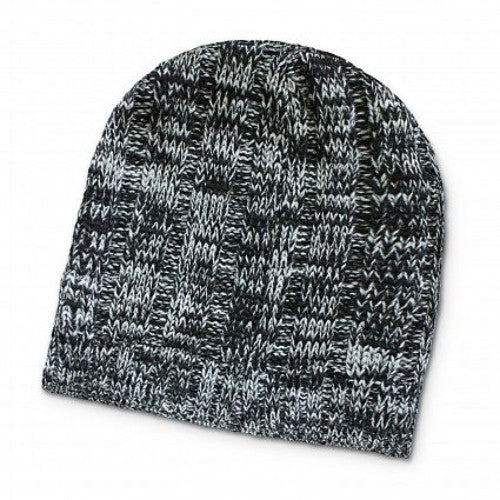 Fresno Heather Knit Beanie - Set of 10 (Black)
