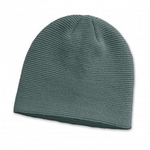 Montana Garter Knit Beanie - Set of 6 (Grey)