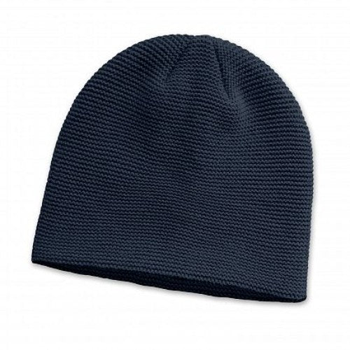 Montana Garter Knit Beanie - Set of 6 (Navy)