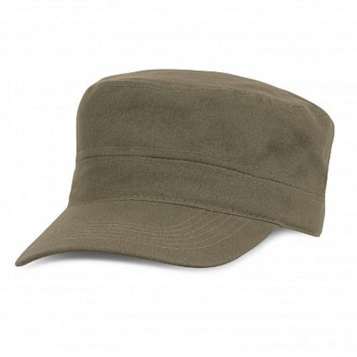 Scout Military Style Cap - Set of 6 (Khaki)
