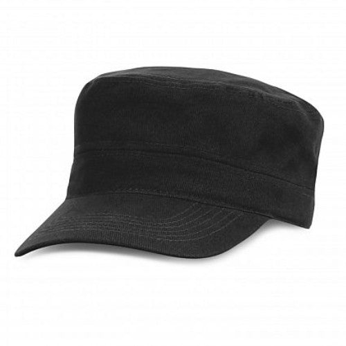 Scout Military Style Cap - Set of 6 (Black)