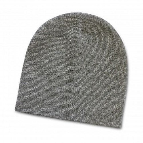 Commando Heather Knit Beanie - Set of 10 (Grey Melange)