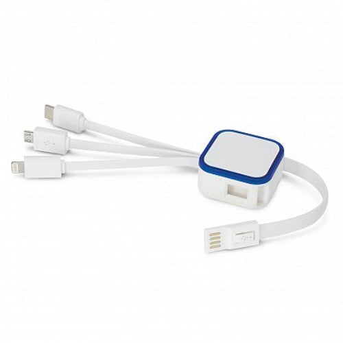 Cypher Charging Cable (White / Blue)