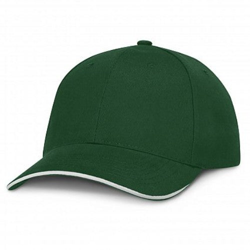 Swift Premium Cap - Set of 6 (Dark Green / White)