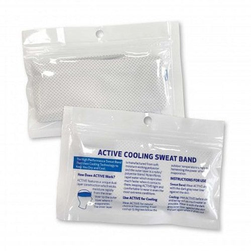 Active Cooling Sweat Band - Set of 20 (White)