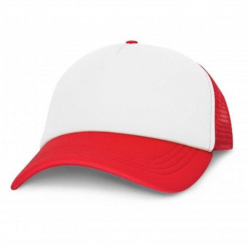 Cruise Premium Mesh Cap - Set of 6 (White / Red)