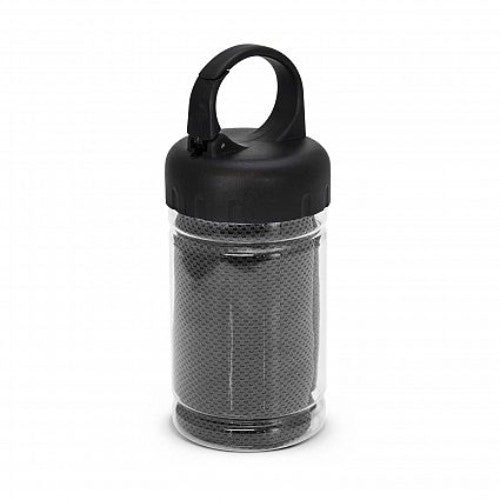 Yeti Premium Cooling Towel with Tube Holder - Set of 6 (Grey)