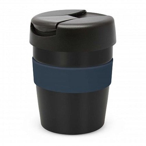 Java Vacuum Cup with Band - 230ml (Black / Navy)