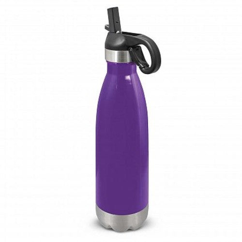 Mirage Metal Drink Bottle with Flip Lid (Purple)