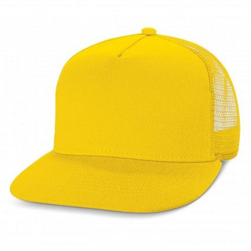 Impala Flat Peak Mesh Cap - Set of 6 (Yellow)