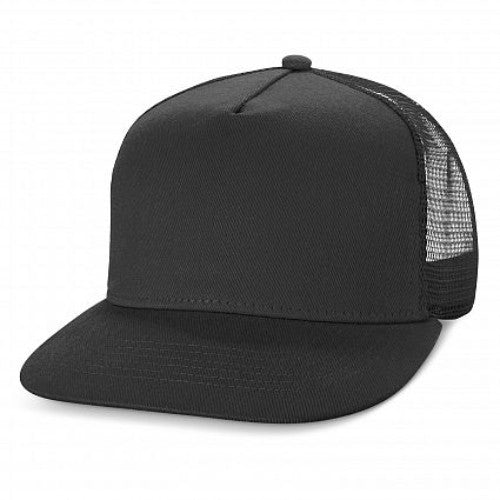 Impala Flat Peak Mesh Cap - Set of 6 (Black)