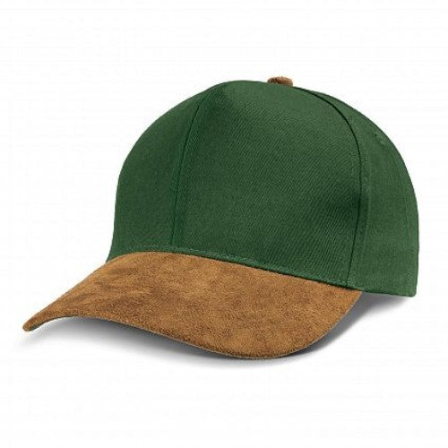 Outback Suede Peak Cap - Set of 6 (Green)
