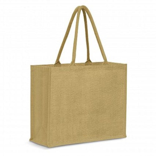 Modena Jute Tote Bag - Set of 6 (Natural)