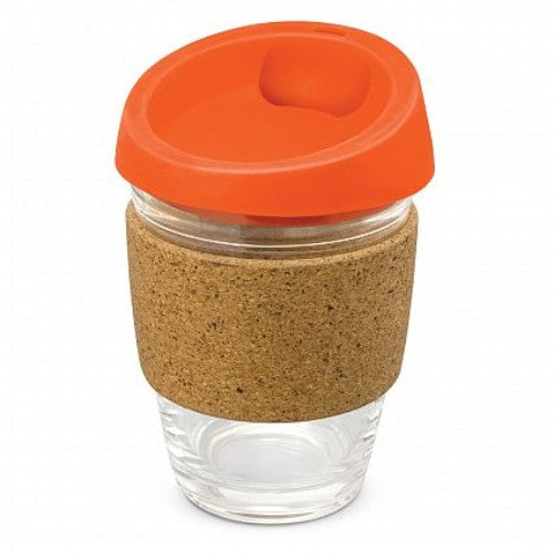 Metro Cup with Cork Band (Orange)