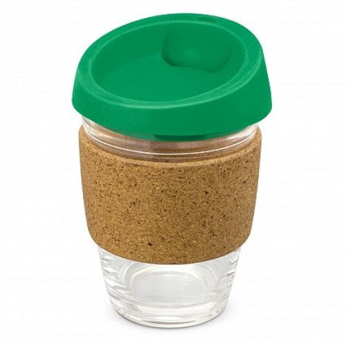 Metro Cup with Cork Band (Dark Green)