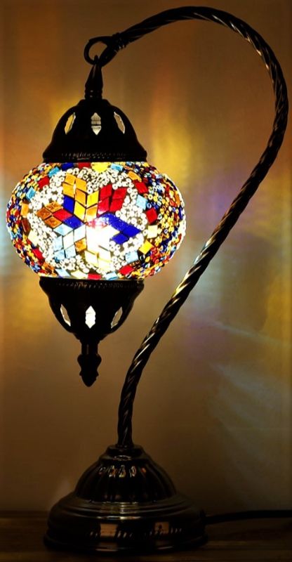 Turkish Mosaic Electric Lamp 37cm - Version 7