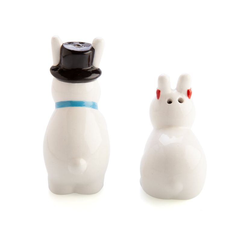 Salt & Pepper Set - Flavour Mates Rude Bunnies (9cm)