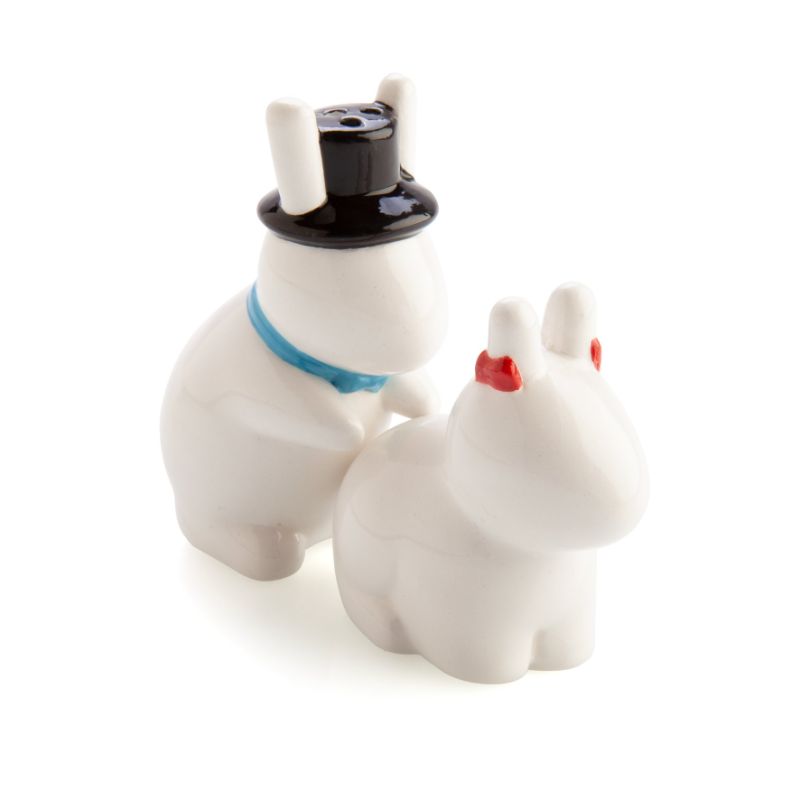 Salt & Pepper Set - Flavour Mates Rude Bunnies (9cm)