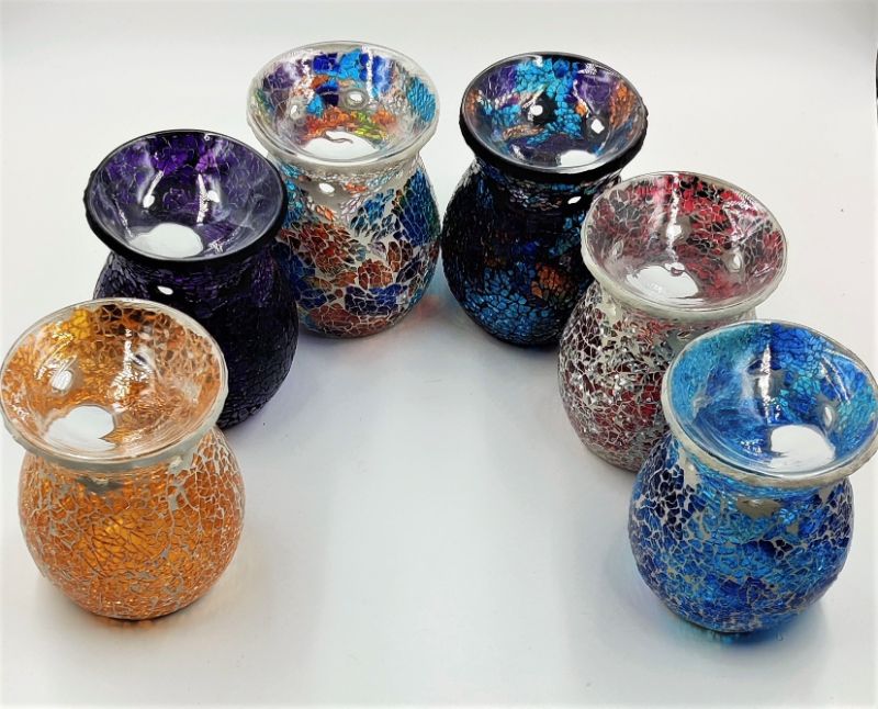 Oil Burner - Turkish Mosaic (Set of 6 Assorted)