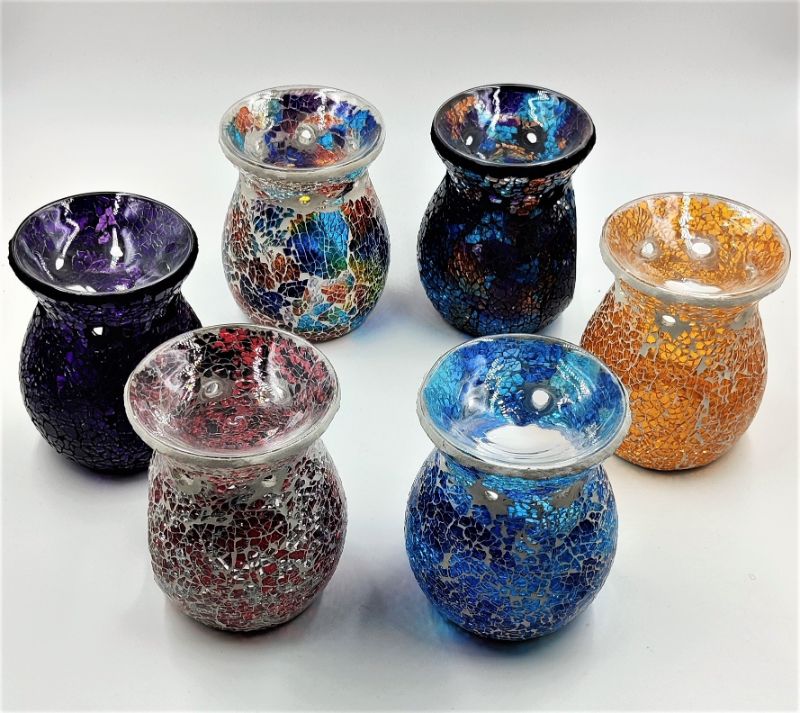 Oil Burner - Turkish Mosaic (Set of 6 Assorted)