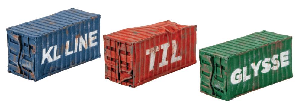 WWIII: Modern Terrain - Damaged Shipping Containers 20FT
