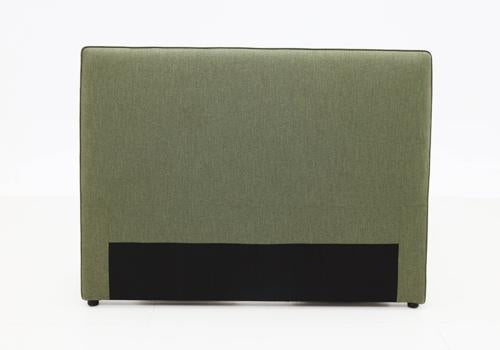 Vogue with Piped Edge Double / Queen Headboard Fabric Olive