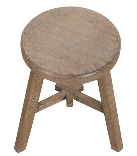 Lotus & Jade Stool Elm
