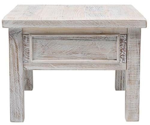 Barbados Whitewash Side Table