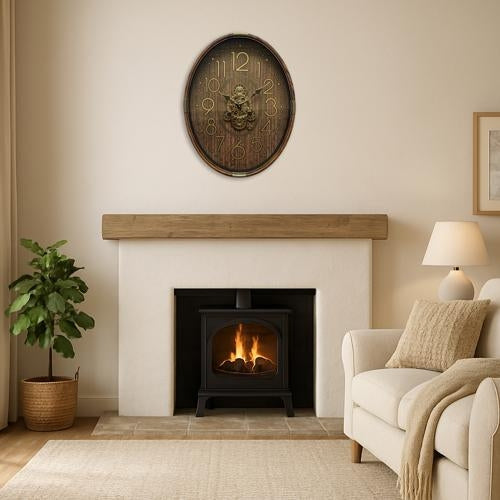 Oval Gear Clock 500x645x95mm