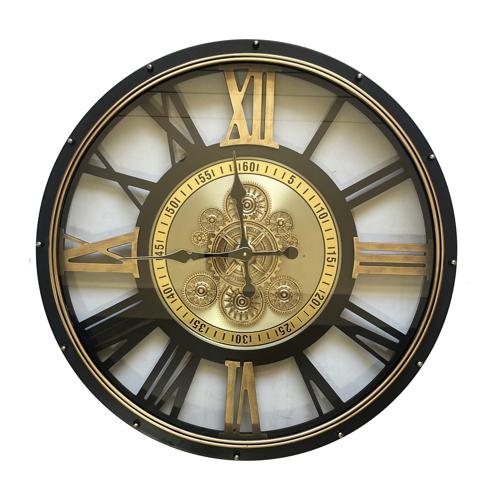 Round Gear Clock 800x800x95mm