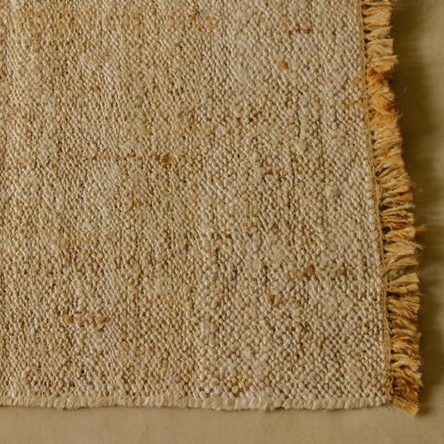 Akiiko Handwoven Olio Jute Rug with Fringes - Medium 2550x1330mm