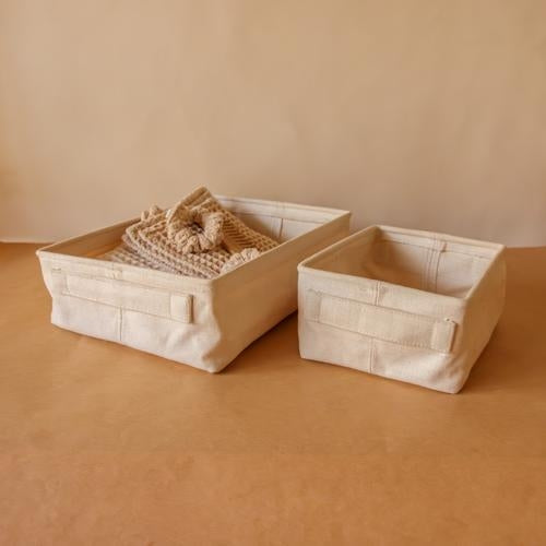 Akiiko Woven Cotton Storage Tray - Medium