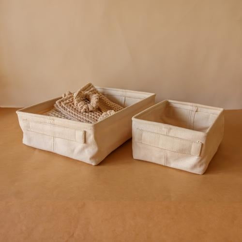 Akiiko Woven Cotton Storage Tray - Large