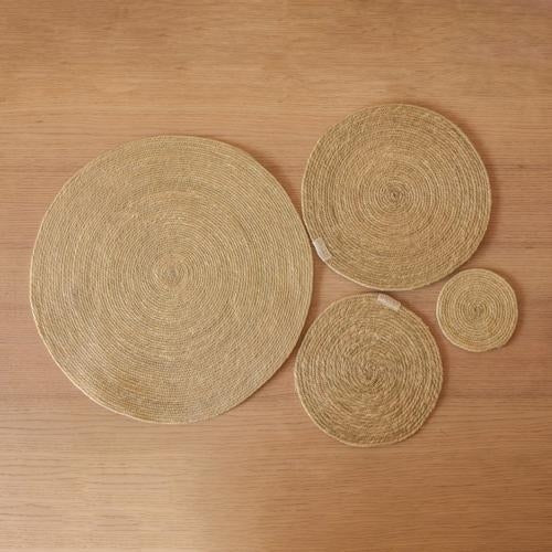 Akiiko Sabai Grass Circle Tea Mat- Mini