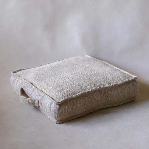 Akiiko Hemp Meditation Cushion - Square 400x400x100mm