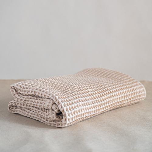 Akiiko Latte Waffle Bath Towel 1360x760mm