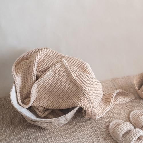 Akiiko Latte Waffle Bath Towel 1360x760mm