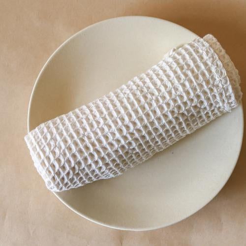 Akiiko Natural Waffle Bath Towel 1360x760mm