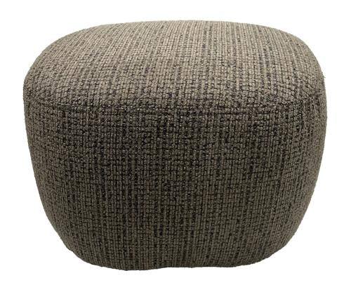 Bella Accent Ottoman Caramel & Black