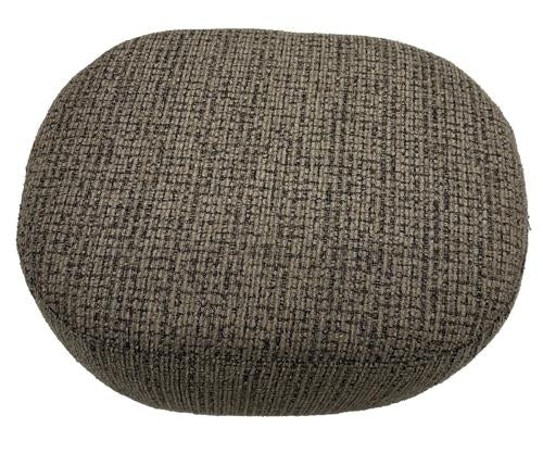 Bella Accent Ottoman Caramel & Black