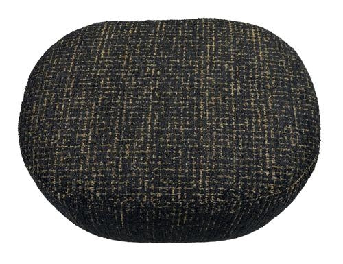 Bella Accent Ottoman Gold & Black