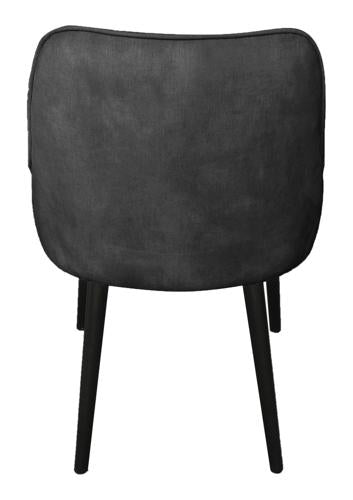 Pedro Dark Grey Velvet Dining Chair