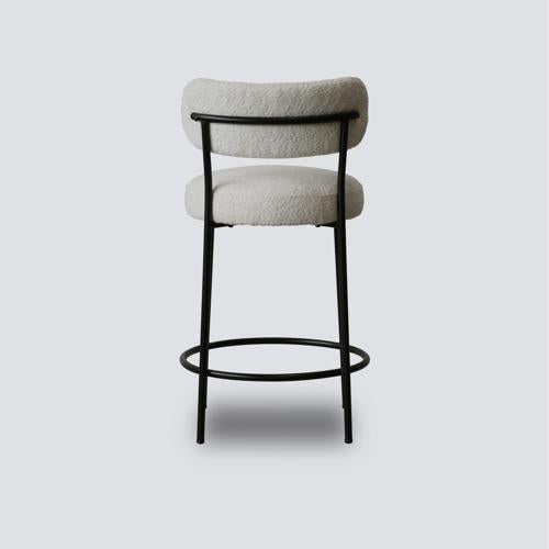 Oscar Boucle Barstool 65cm Natural