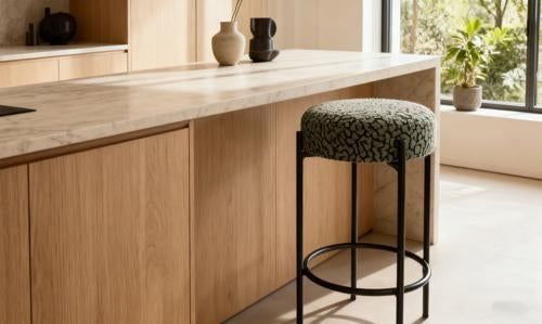 Crown Barstool Olive / Black