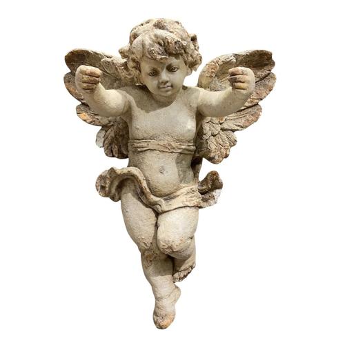 Vintage Cupid Antique Marble