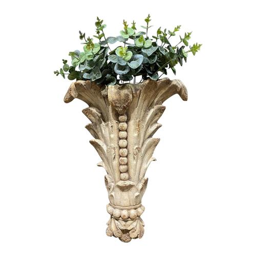 Vintage Flower Plinth Antique Marble